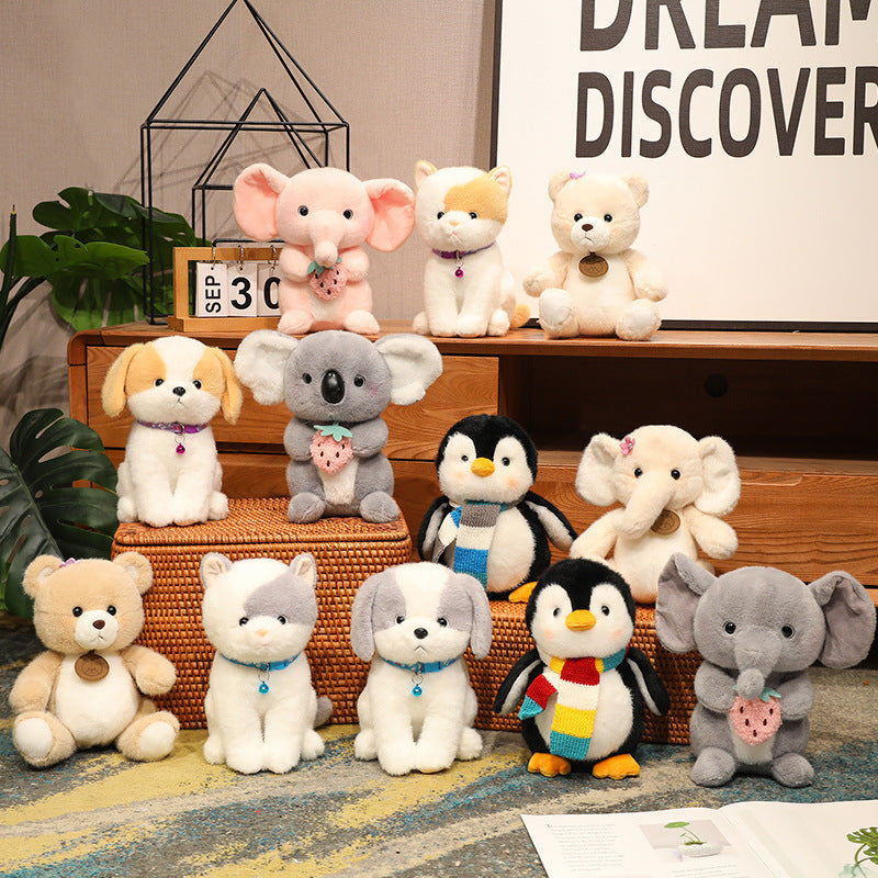 🧸 Mini Animal Plush Toy – Cute Pet Park Collection