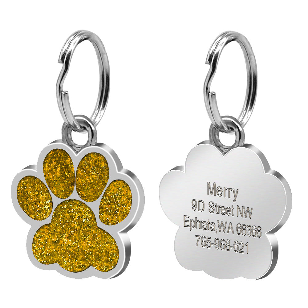 Paw Print Pendant – Stylish Pet Memorial Charm for Dog Lovers UK