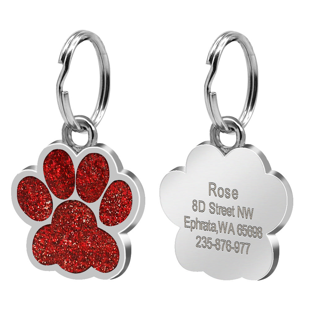 Paw Print Pendant – Stylish Pet Memorial Charm for Dog Lovers UK