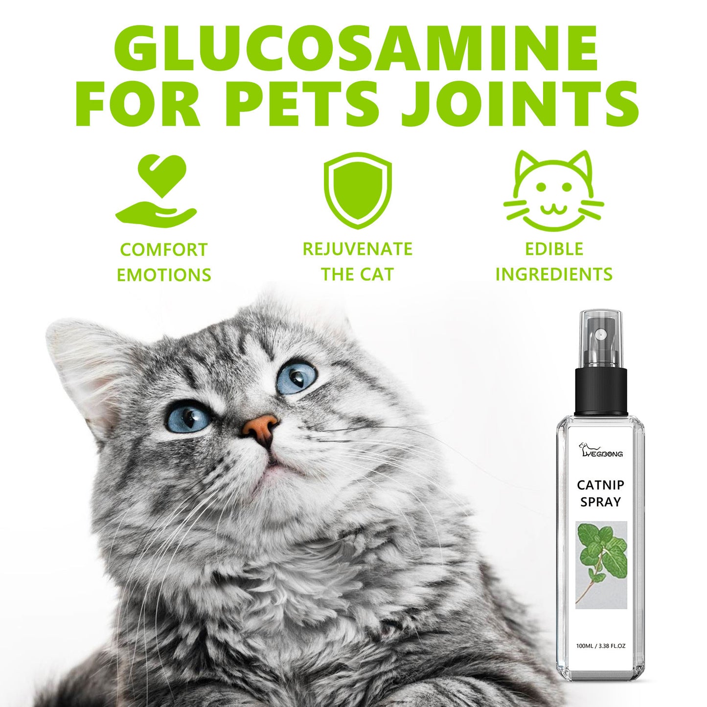 Pet Vitality Spray – All-Natural Wellness Boost for Dogs & Cats