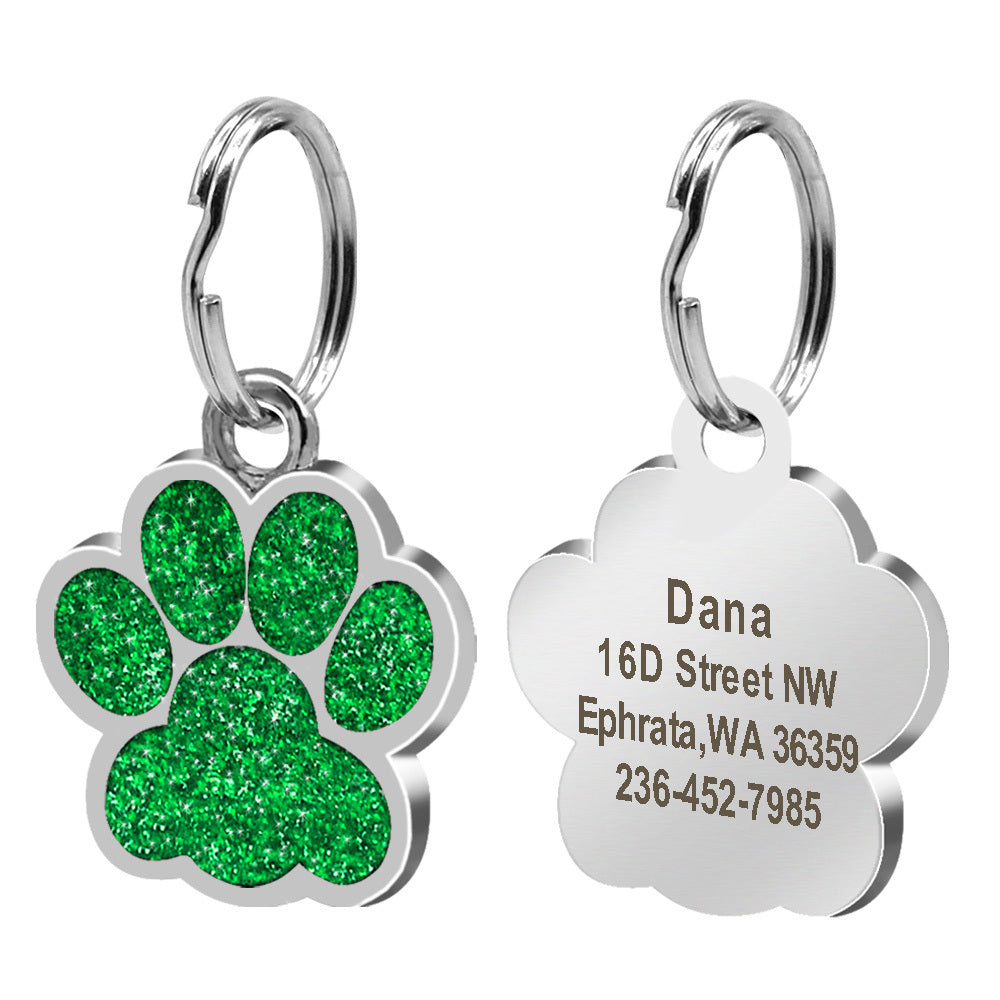 Paw Print Pendant – Stylish Pet Memorial Charm for Dog Lovers UK