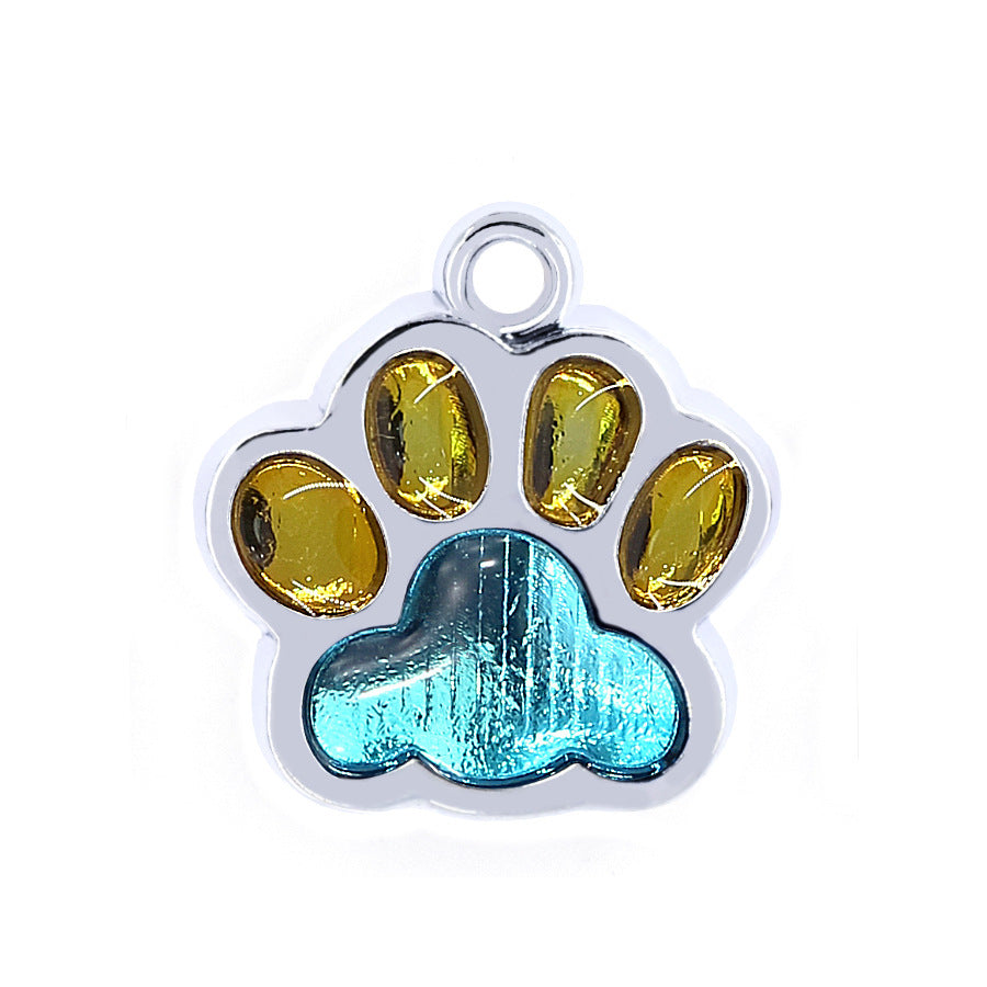 Paw Print Pendant – Stylish Pet Memorial Charm for Dog Lovers UK