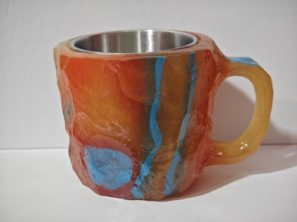 Elegant Resin Crystal Coffee Mugs With Handles