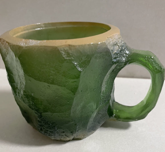 Elegant Resin Crystal Coffee Mugs With Handles