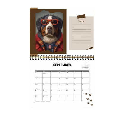 📅 Spiral Dog Lovers’ Calendar – Your Year of Paws & Smiles!
