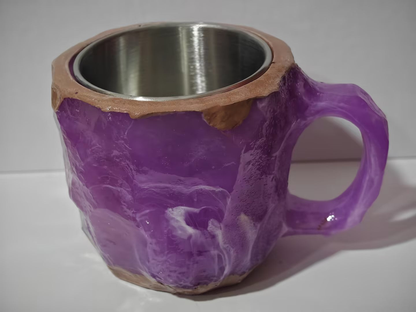 Elegant Resin Crystal Coffee Mugs With Handles