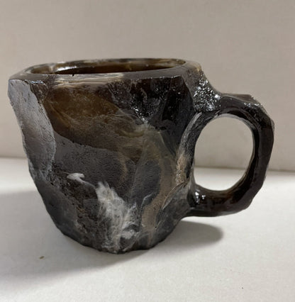 Elegant Resin Crystal Coffee Mugs With Handles