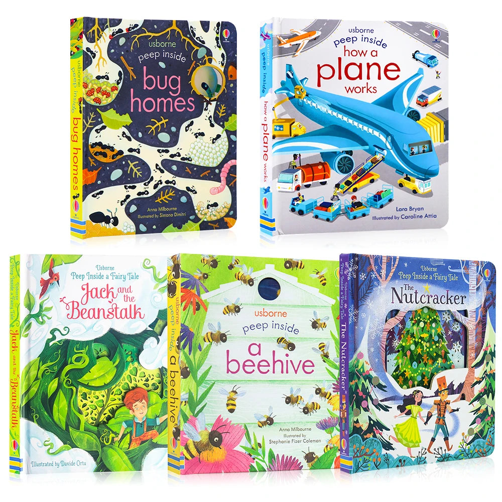 Peep Inside Usborne Books - Picture Books for Children - Fairy Tale - Learning Toys