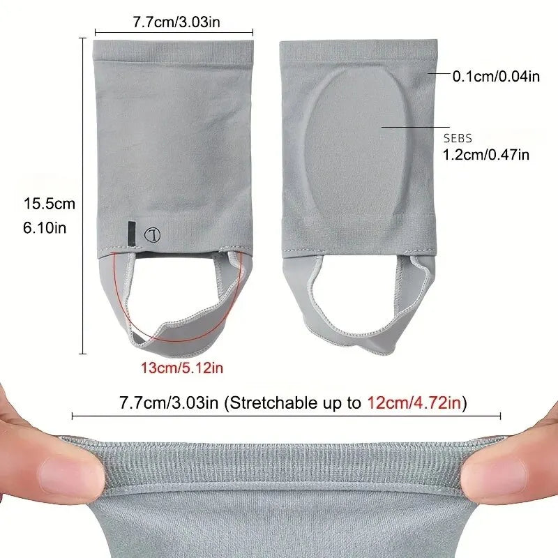 Foot Arch Support Sleeves - Compression Brace for Flat Foot Support & Plantar Fasciitis Relief