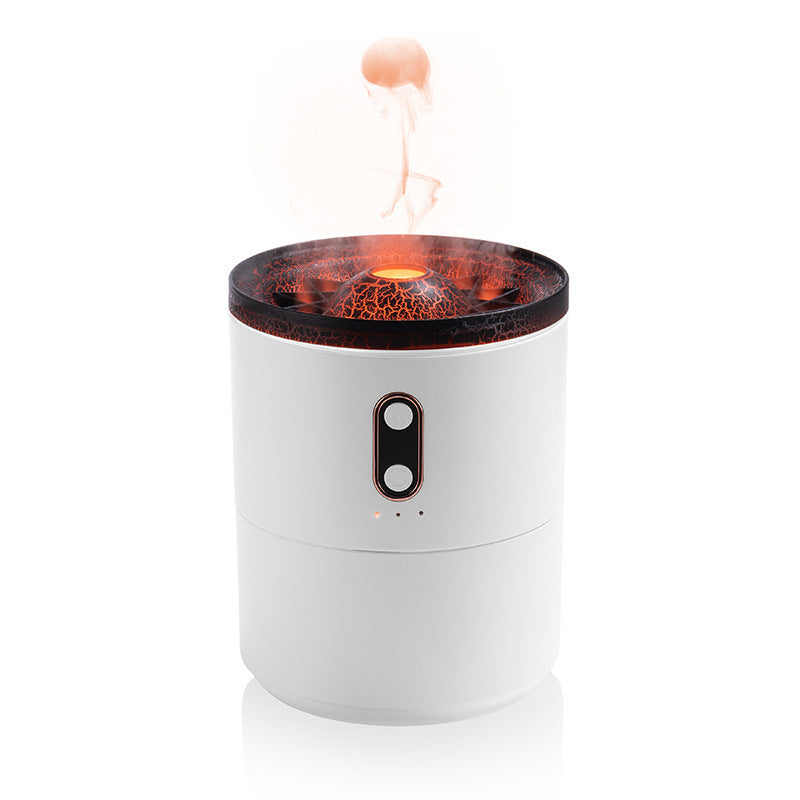 Volcanic Flame Aroma Essential Oil Diffuser | USB Portable Humidifier & Night Light Lamp