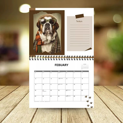 📅 Spiral Dog Lovers’ Calendar – Your Year of Paws & Smiles!