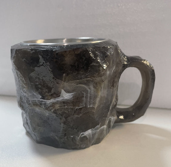 Elegant Resin Crystal Coffee Mugs With Handles